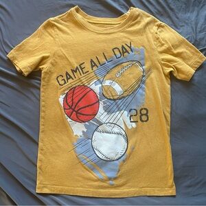 🔴 3/$10 Kids Sports Game All Day Graphic Tee